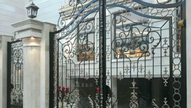 درب حیاط ویلایی در کرمان