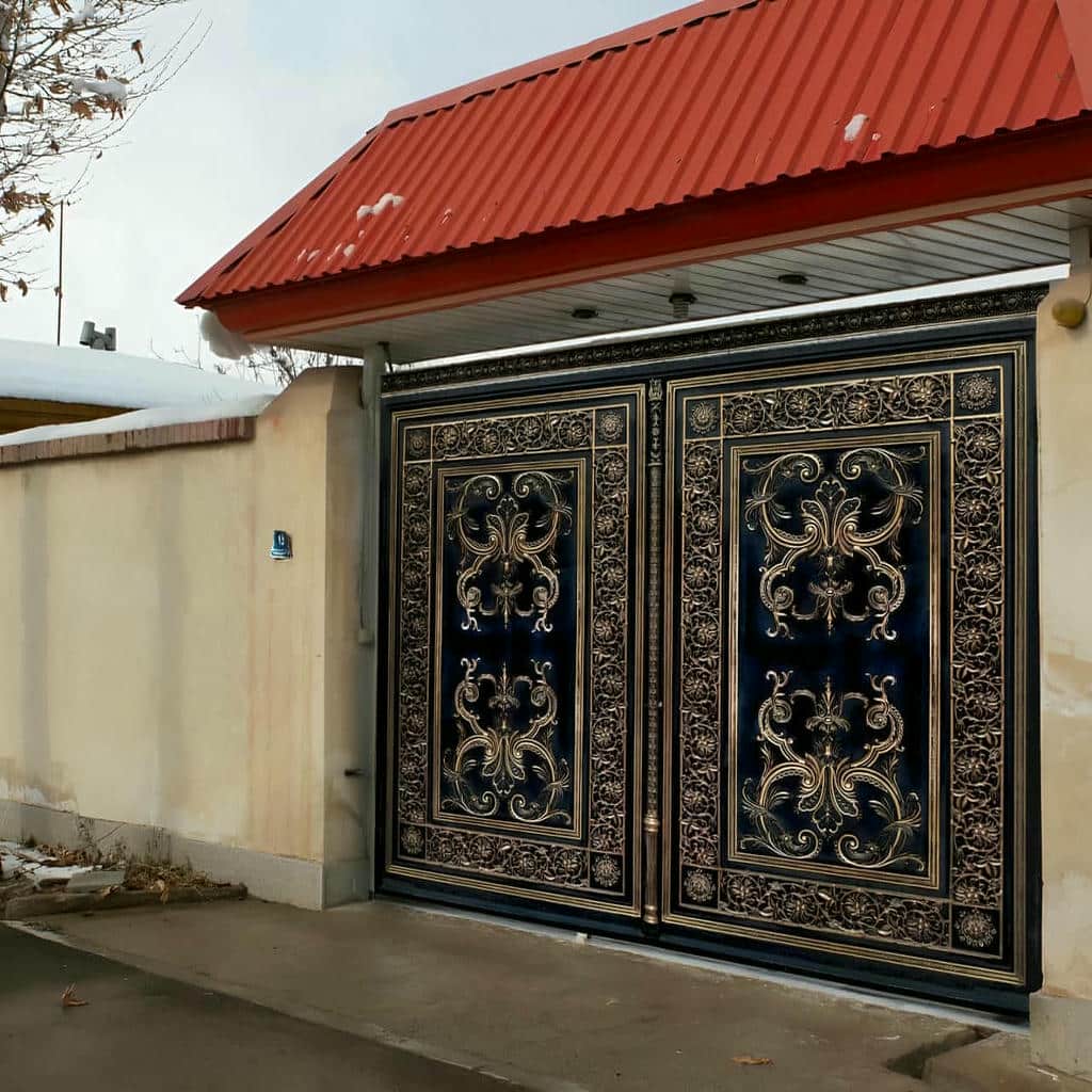 فروش درب حیاط فلزی ویلایی آهنی در ساری