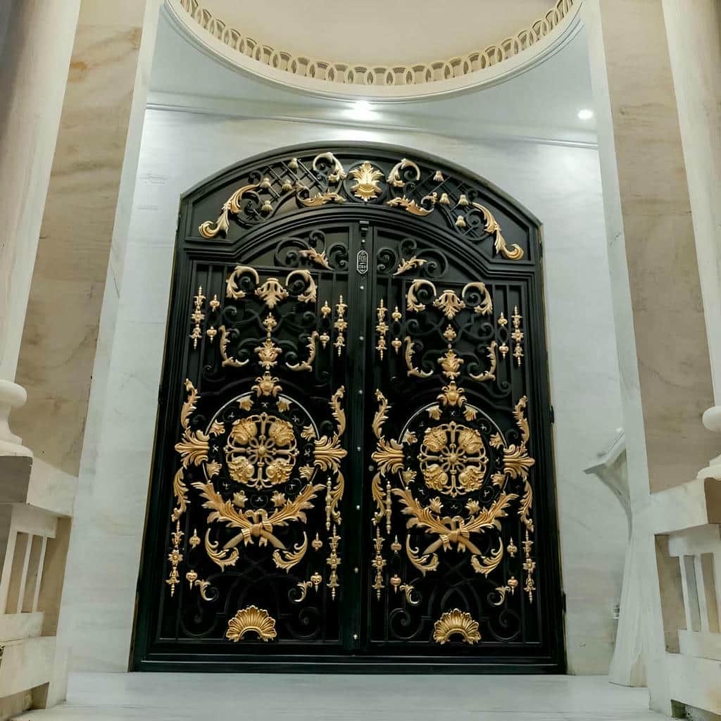 کارخانه درب حیاط فلزی ویلایی پارکینگ در کاشان