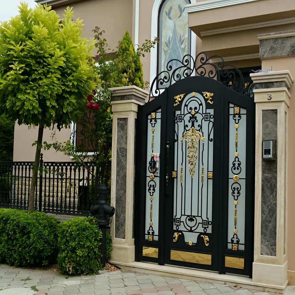 درب حیاط فلزی ویلایی در دماوند