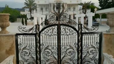 درب حیاط فلزی ویلایی در سبزوار