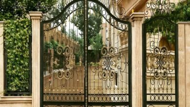 درب حیاط ویلایی در سمنان