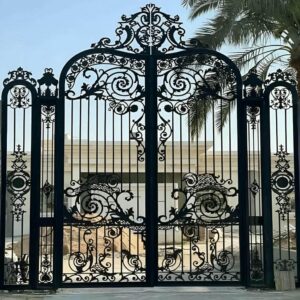 درب حیاط فلزی ویلایی در مهرشهر کرج