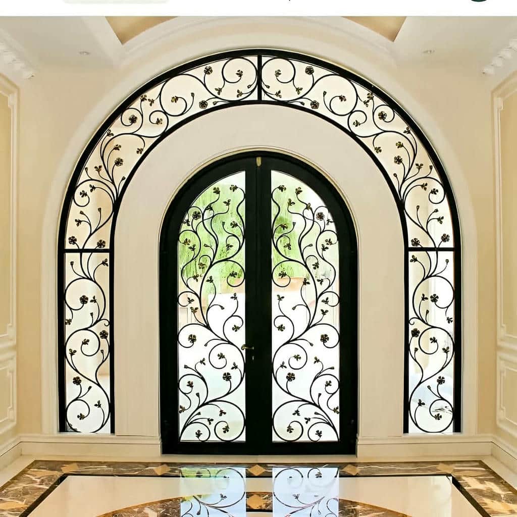 فروش درب حیاط فلزی ویلایی مدرن در نوشهر