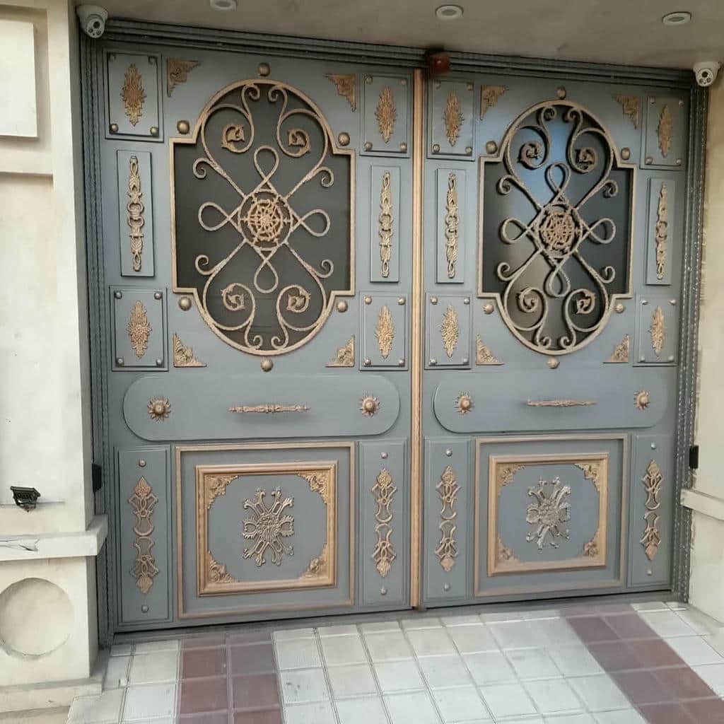 قیمت درب حیاط ویلایی فرفورژه در سقز