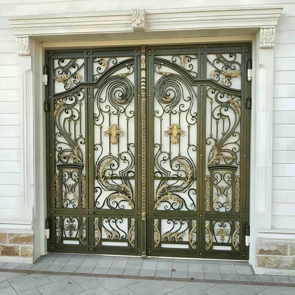 خرید درب حیاط ویلایی ساده در ساوه