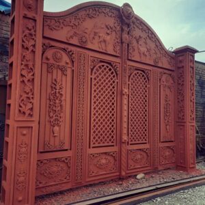 درب حیاط فلزی ویلایی در پردیس