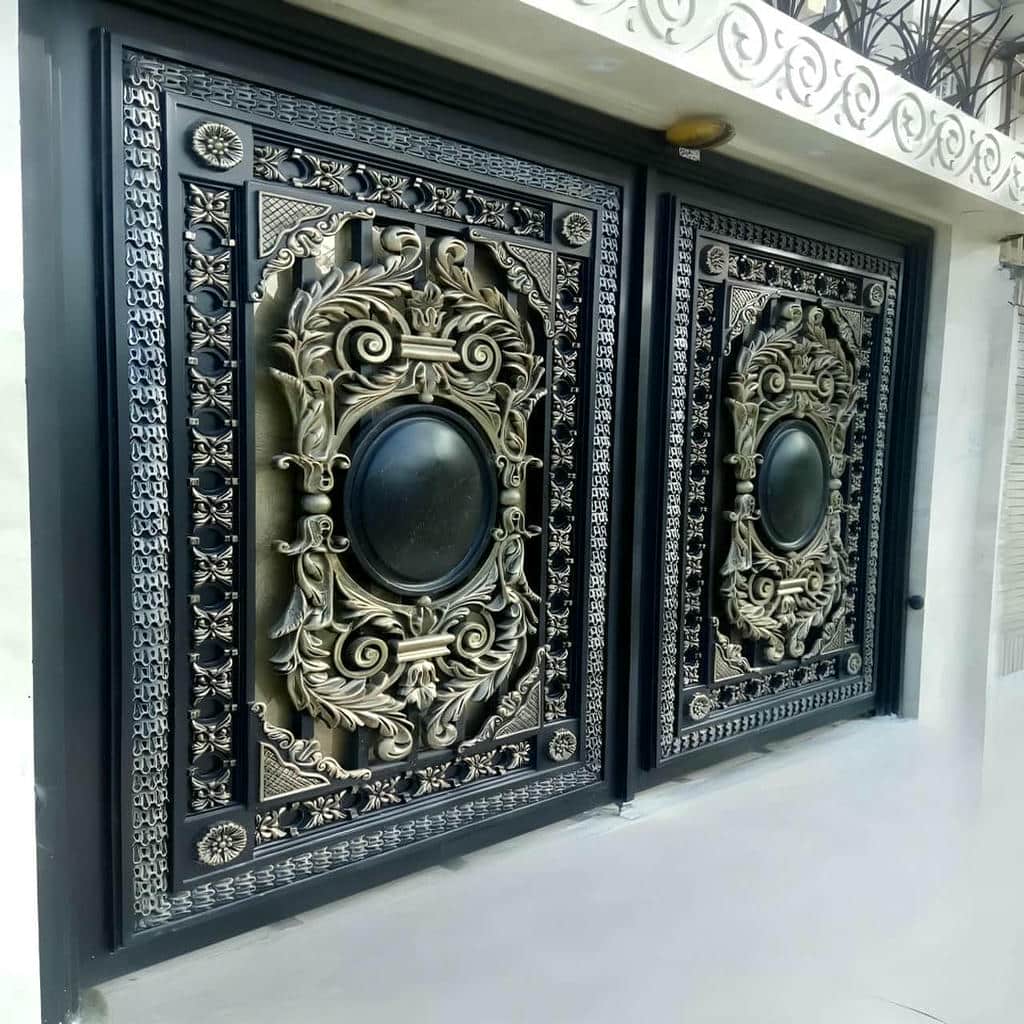 قیمت درب حیاط فلزی ویلایی فرفورژه در دماوند