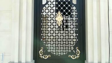 درب حیاط ویلایی در سنندج