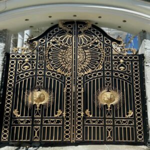 درب حیاط فلزی ویلایی در آبادان
