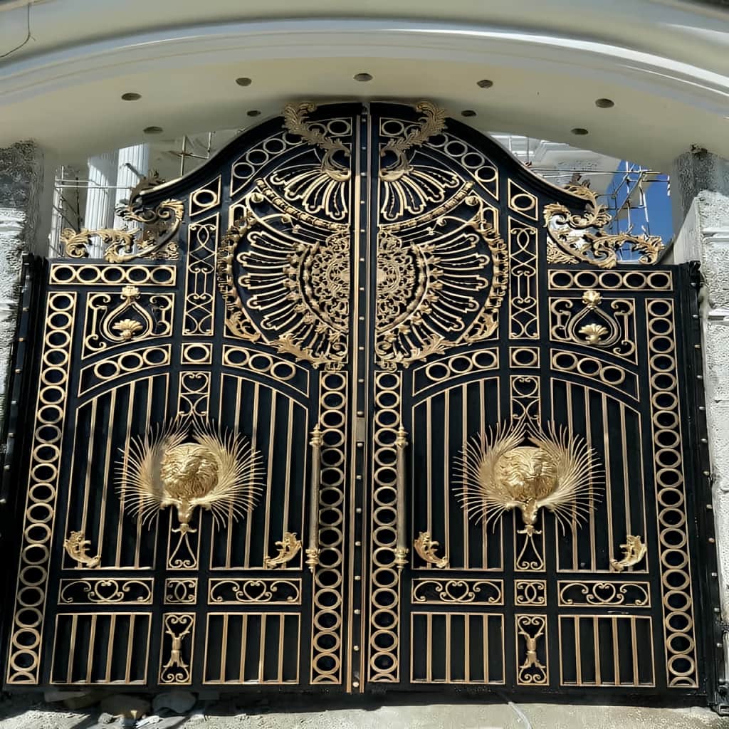 درب حیاط فلزی ویلایی در آبادان