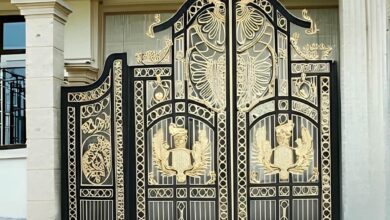 درب حیاط ویلایی در سقز