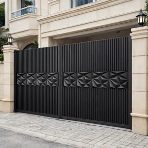 درب حیاط فلزی ویلایی در یاسوج