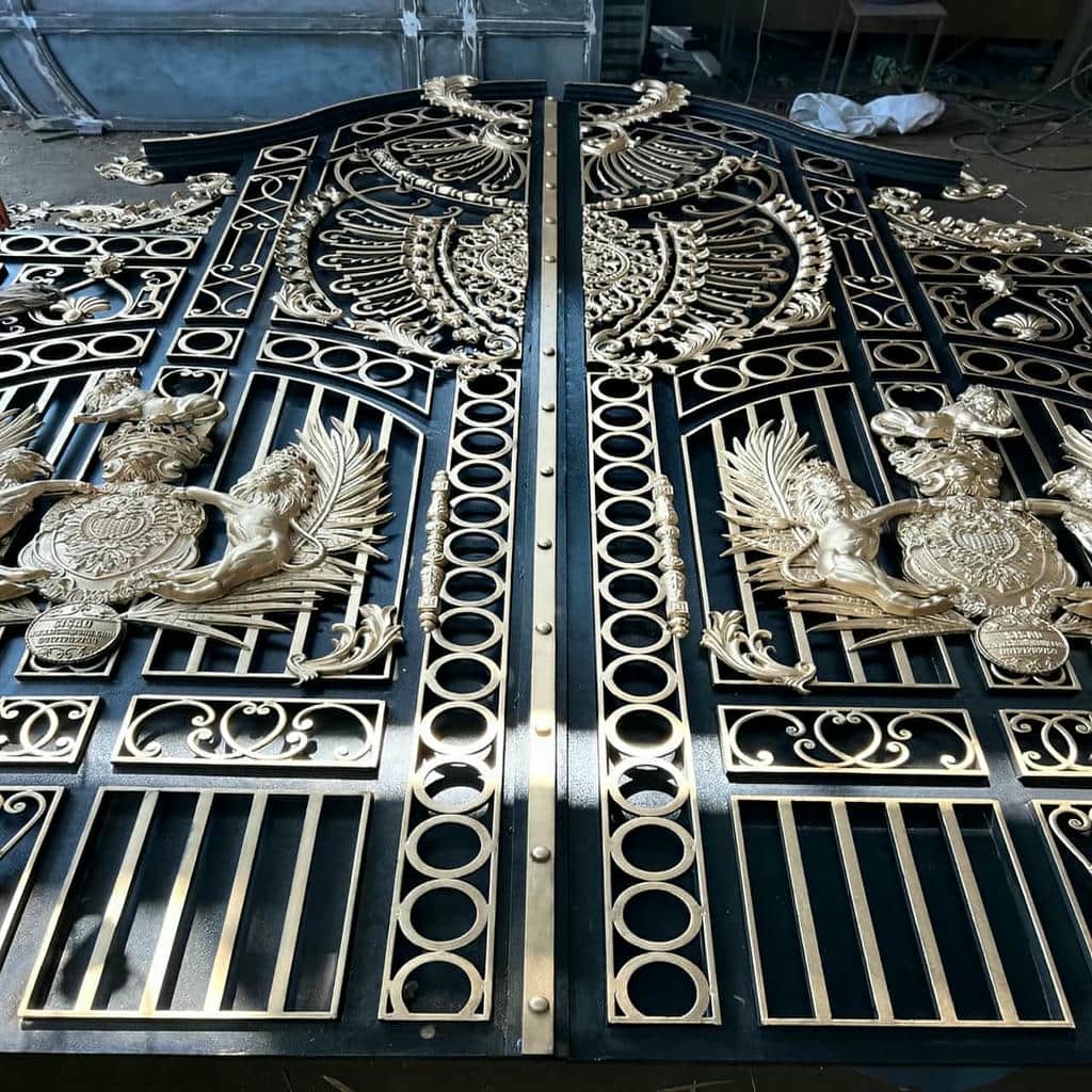 قیمت درب حیاط فلزی ویلایی فرفورژه در فشم