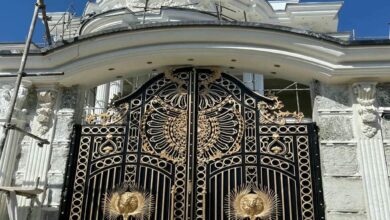 درب حیاط فلزی ویلایی در ارومیه