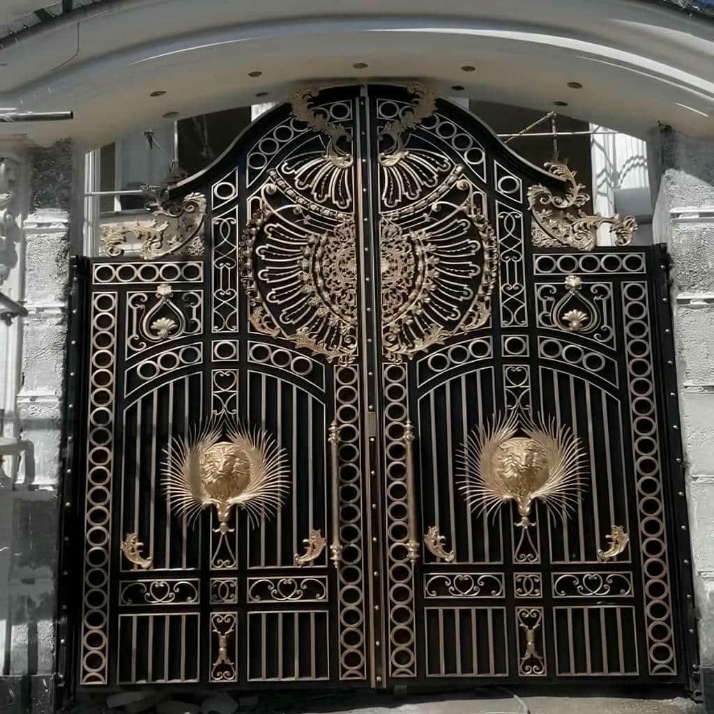 خرید درب حیاط ویلایی ساده در کرمان