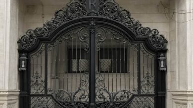درب حیاط ویلایی در قزوین