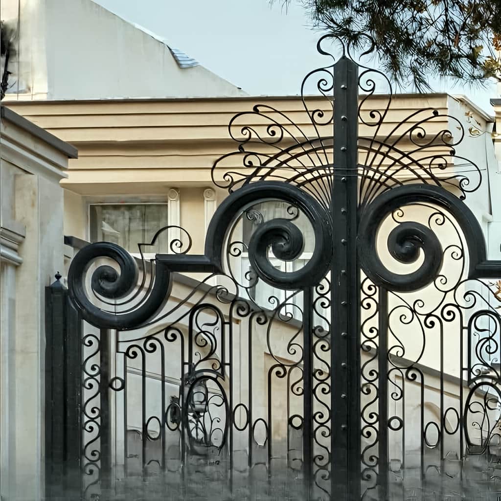 خرید درب حیاط شاسی سنگین با بررسی وزن لنگه