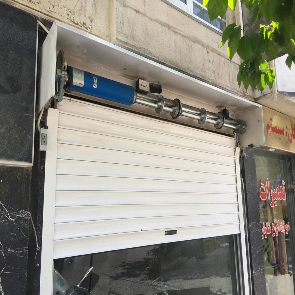 تعمیر موتور توبولار داخلی کرکره سبک و بررسی گیربکس