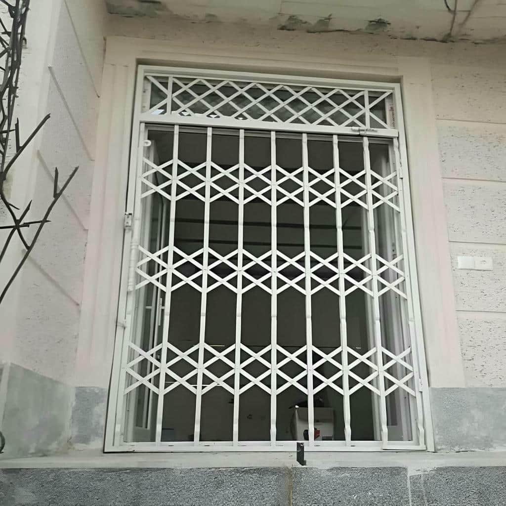 اجرای درب آکاردئونی قفل مخفی کتابی با چهارچوب صلب