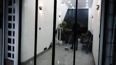 13 مدل درب اتوماتیک شیشه ای بانک کنترل ورود