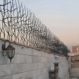 14 طرح حفاظ دیوار شاخ گوزنی میلگرد خمکاری