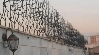 14 طرح حفاظ دیوار شاخ گوزنی میلگرد خمکاری