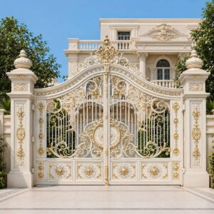6 طرح درب پارکینگ مدرن پنل مشبک