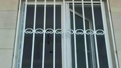 9 طرح حفاظ پنجره مدرن شبکه هندسی