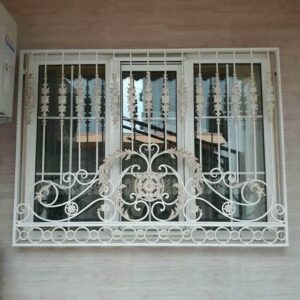 6 نمونه حفاظ پنجره فرفورژه گل نرده