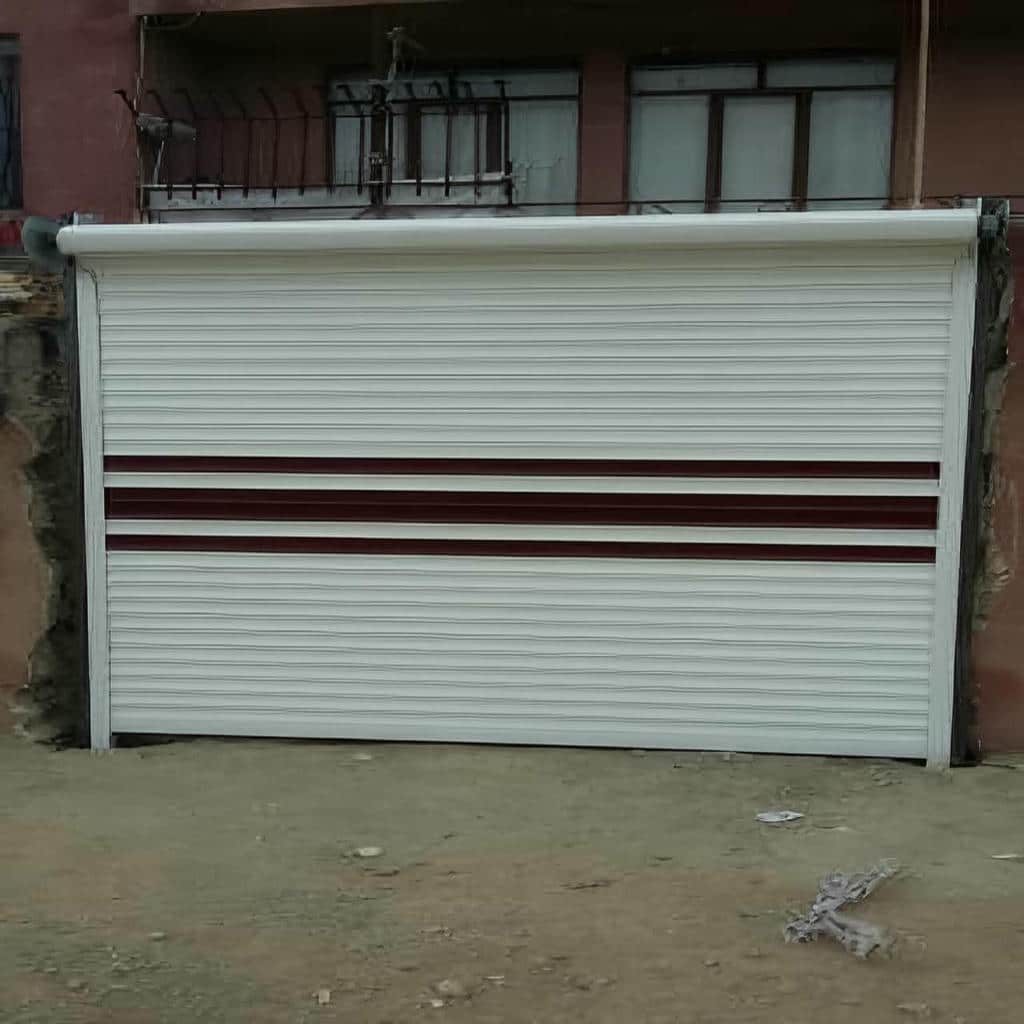 اجرای درب کرکره ای پارکینگ اتوماتیک با شفت مقاوم