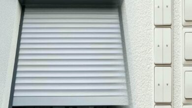 6 مدل کرکره برقی رنگی نمای فروشگاه