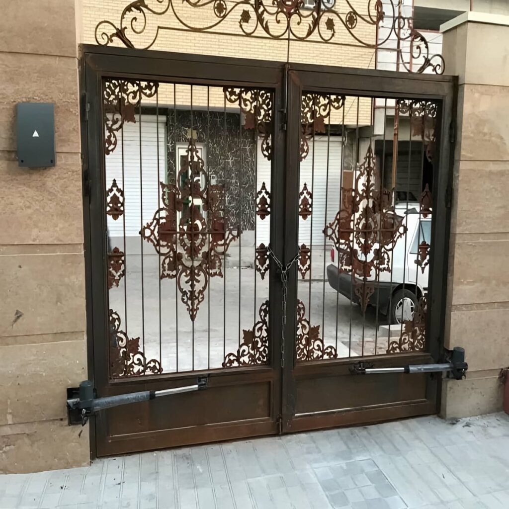 قیمت جک بازویی درب پارکینگ دو لنگه بر اساس مشخصات فنی