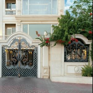 7 نمونه درب حیاط ورودی محوطه