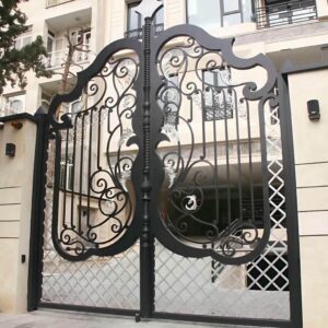 9 نمونه درب حیاط ویلایی قوسی