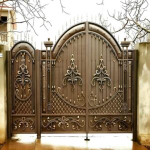 6 طرح درب ویلایی قاب دار محوطه