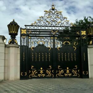 14 مدل درب فلزی مدرن پنل مشبک