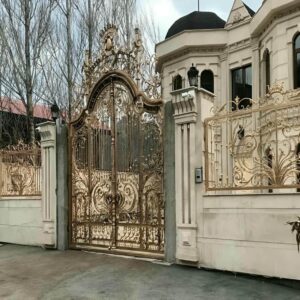 13 نمونه درب باغ فلزی لولایی