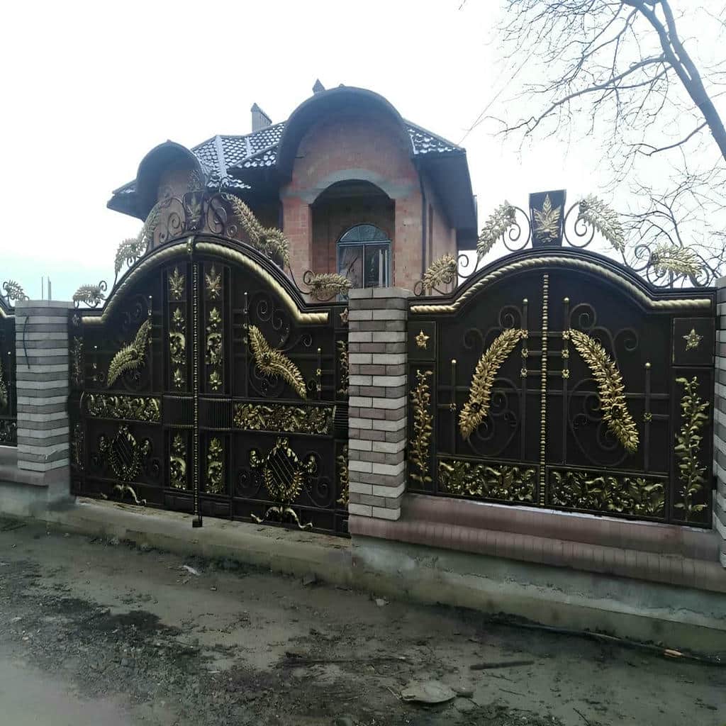 خرید درب باغ آهنی قوسی با مشاوره پیش از ساخت