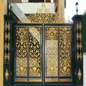 6 طرح درب فلزی CNC حیاط