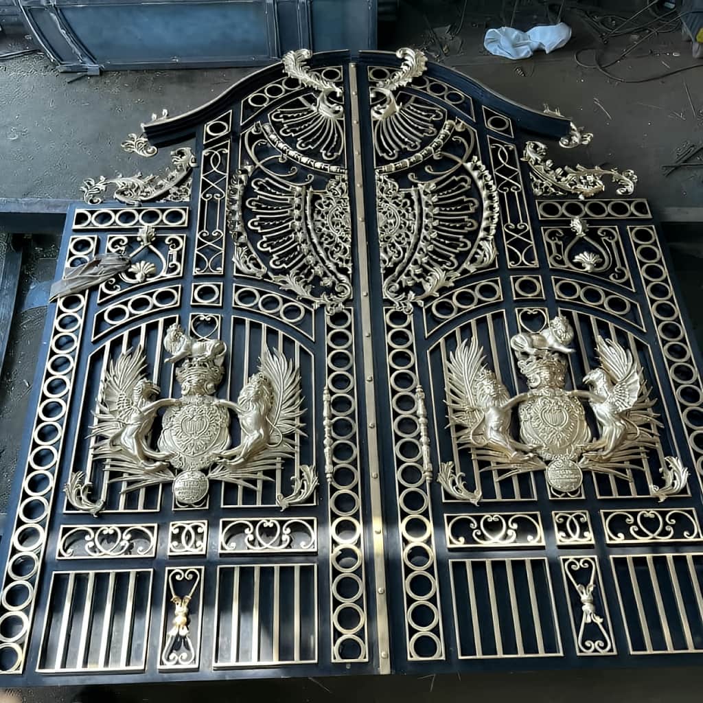 درب پارکینگ ریلی ریل زمینی عمودی با ظاهر مدرن