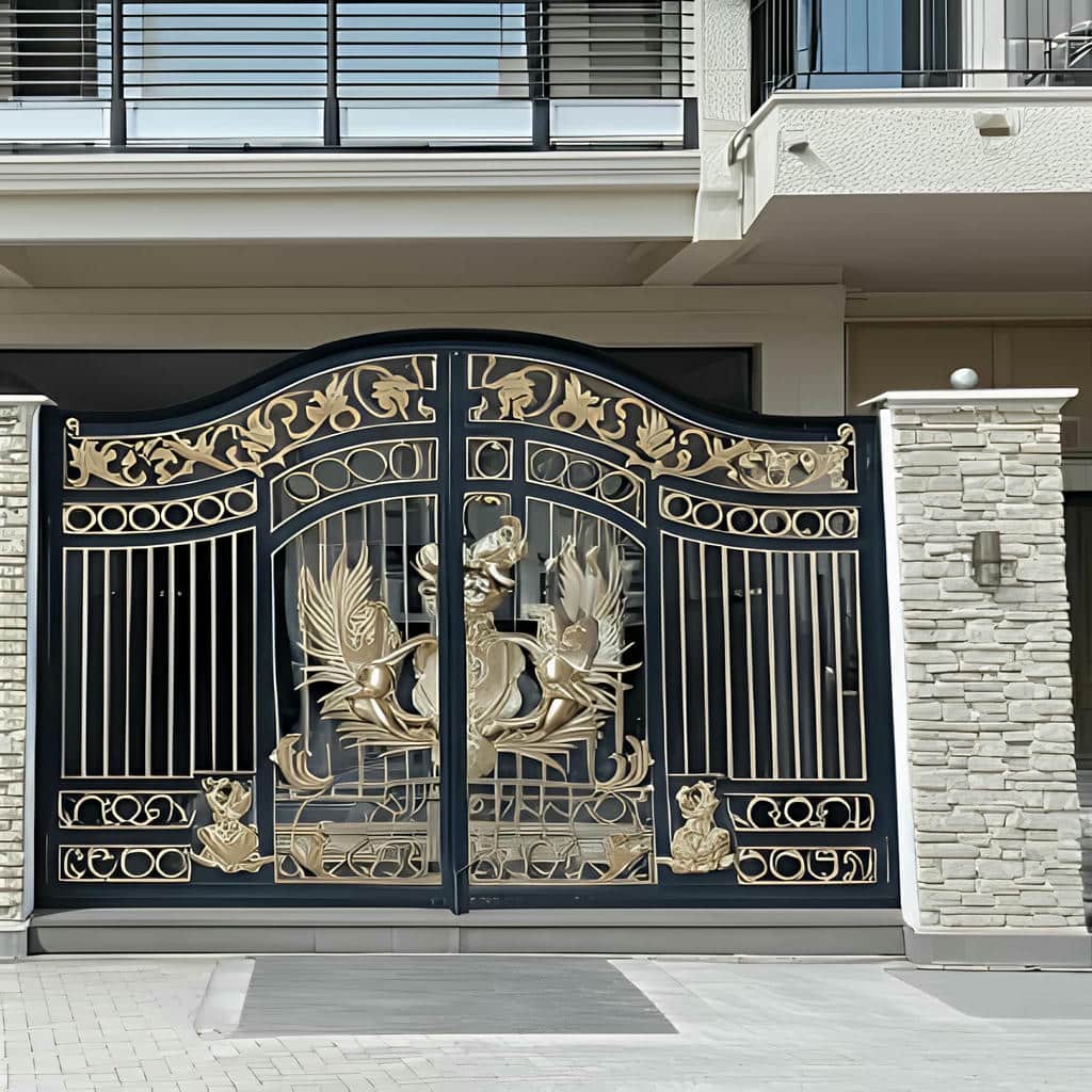 تولید درب طاق دار با پنل CNC سفارشی