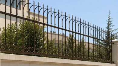 6 مدل حفاظ دیوار فلزی ردیفی