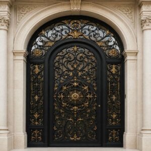 9 مدل درب ویلایی نفررو کنار پارکینگ