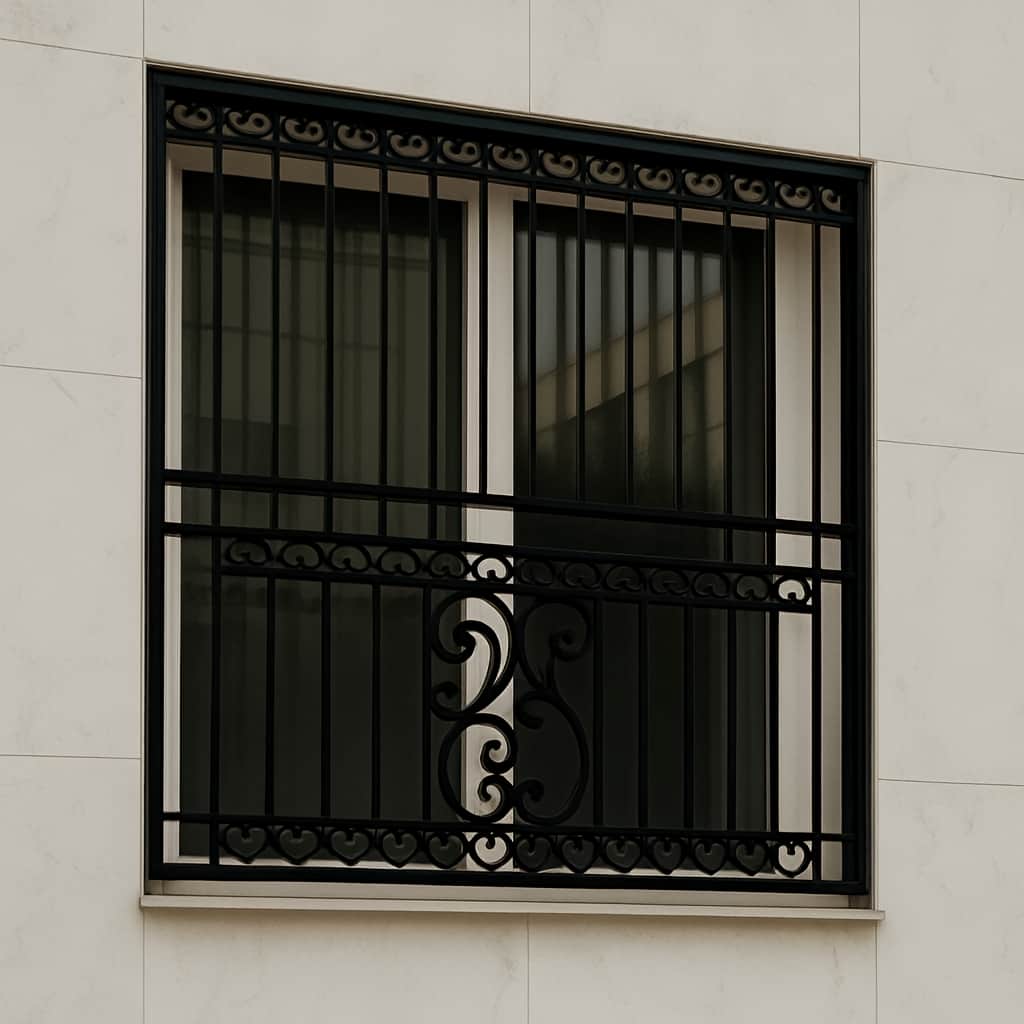 حفاظ پنجره ساده آهنی کلاسیک