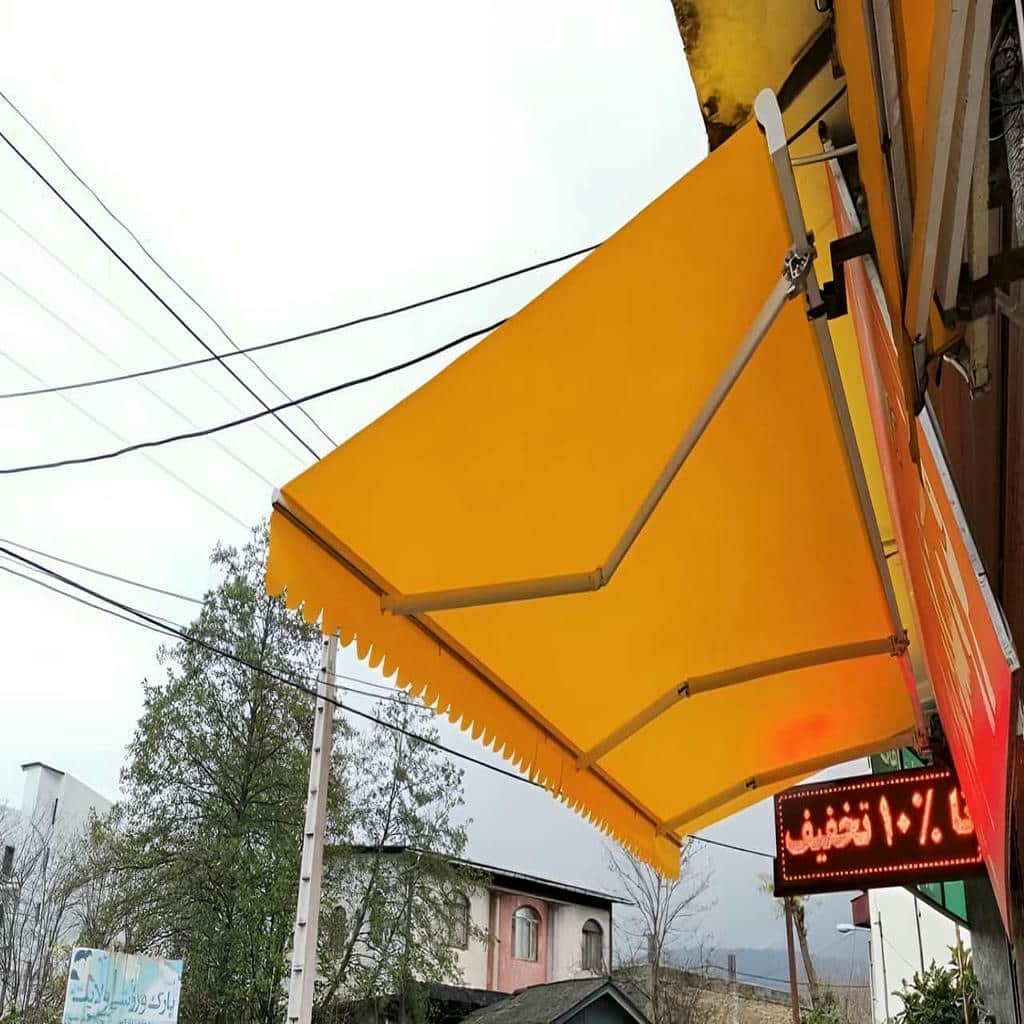 سایه بان برقی ساده