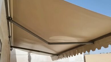 سایبان مغازه بازویی تجاری