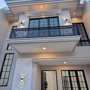 نرده تراس فلزی ابعاد بزرگ
