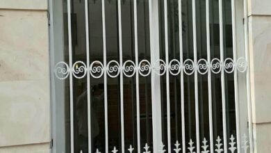 حفاظ پنجره آهنی با اتصال مقاوم