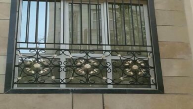 حفاظ پنجره طبقه همکف فلزی